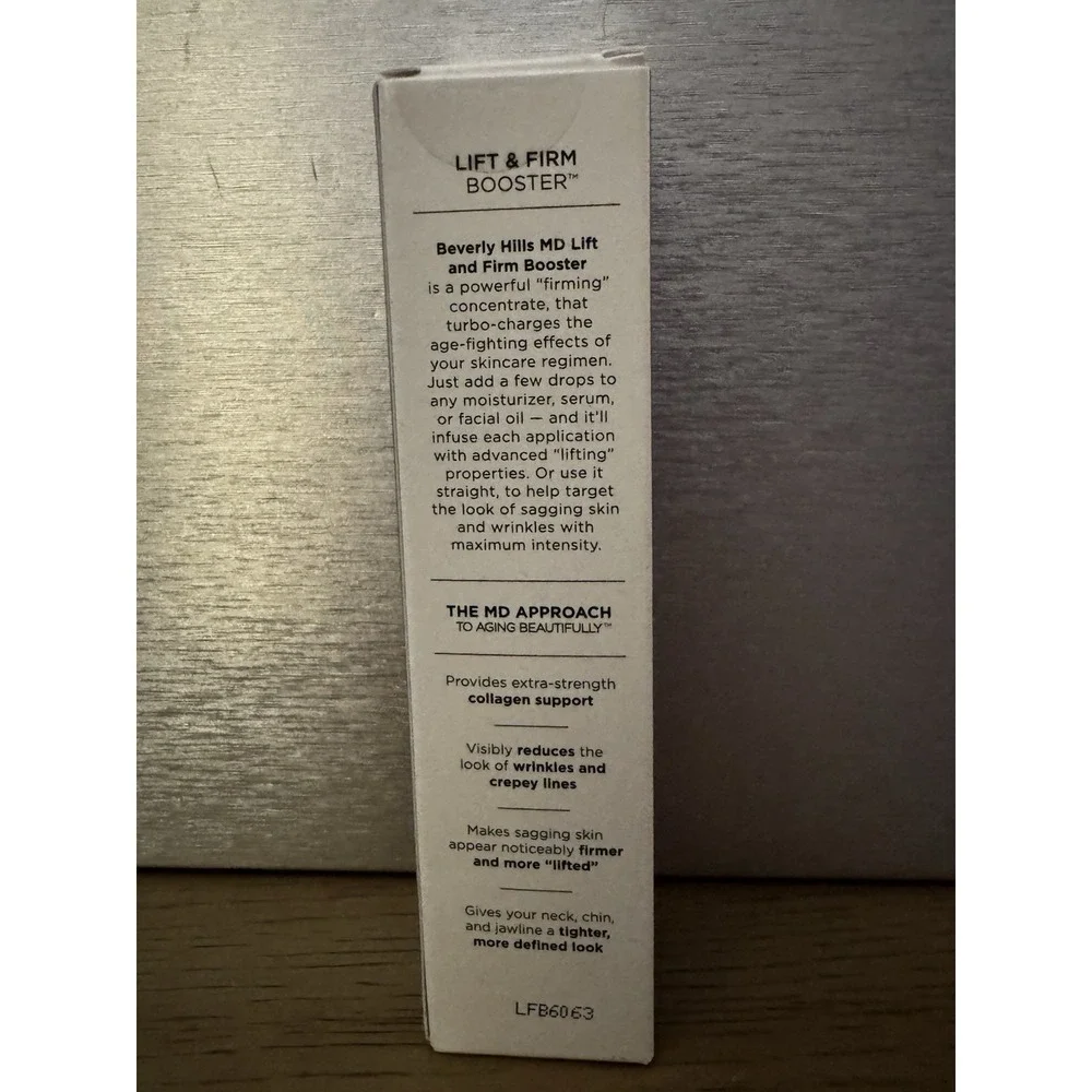 Beverly Hills MD Lift & Firm Booster Anti-aging Serum, 1.fl oz 30 ml New In Box